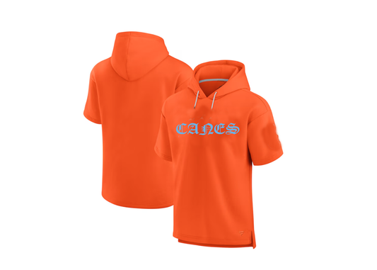 Hanover - Orange Short Sleeve Dri-Fit Hoodie