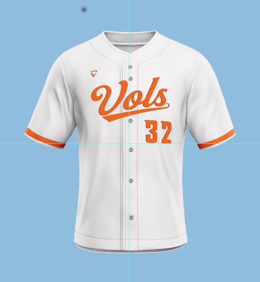 Virginia Vols - White Uniform Top (Required)