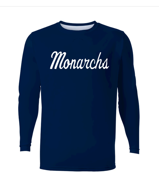 Monarchs - Navy Long Sleeve