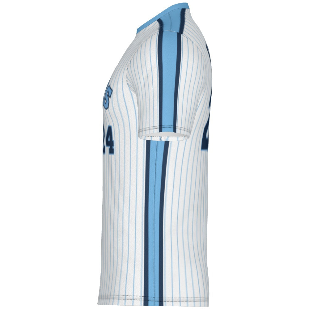 Men's Crew SS - Pinstripe w/ Side Stripes